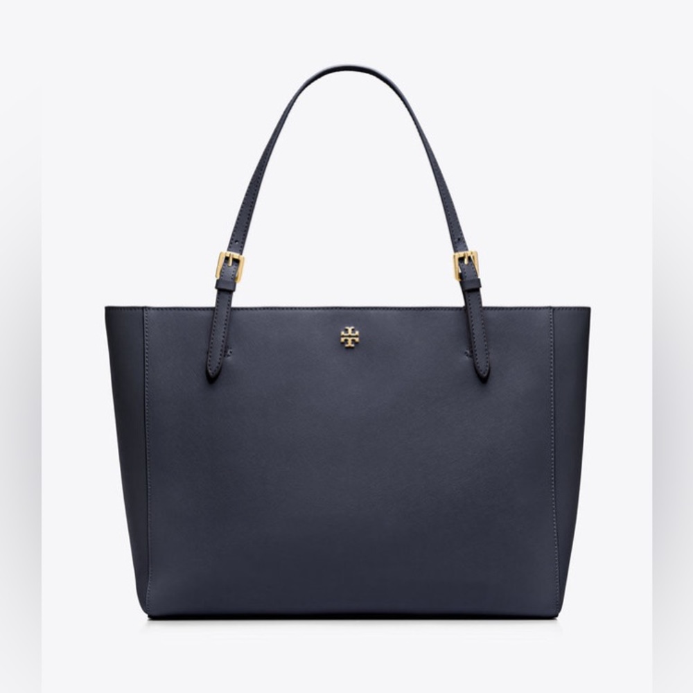 Authentic Tory Burch Emerson Buckle Tote (Wear on straps)